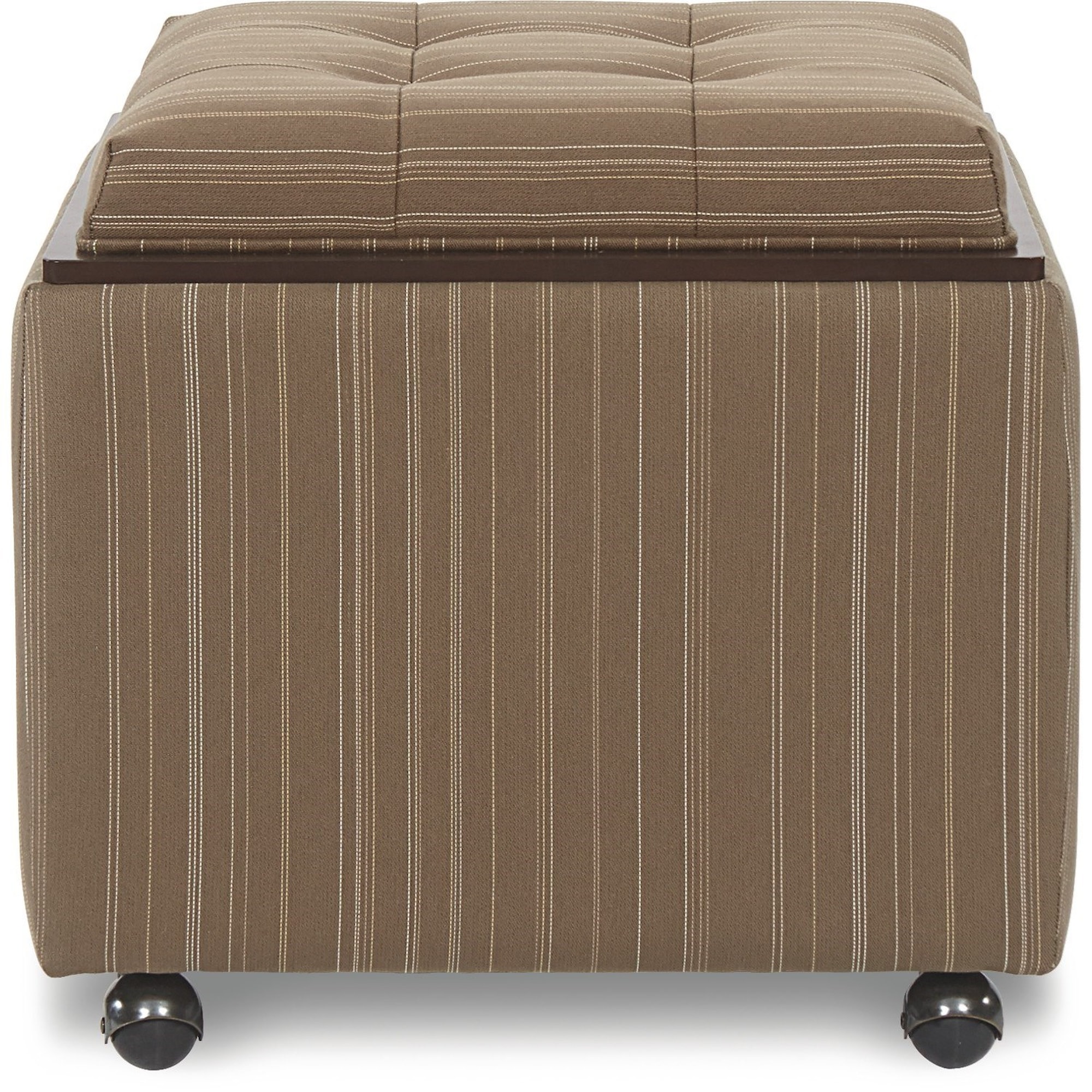LaZBoy Ottomans 02430A Leo Ottoman with Reversible Top Lindy's